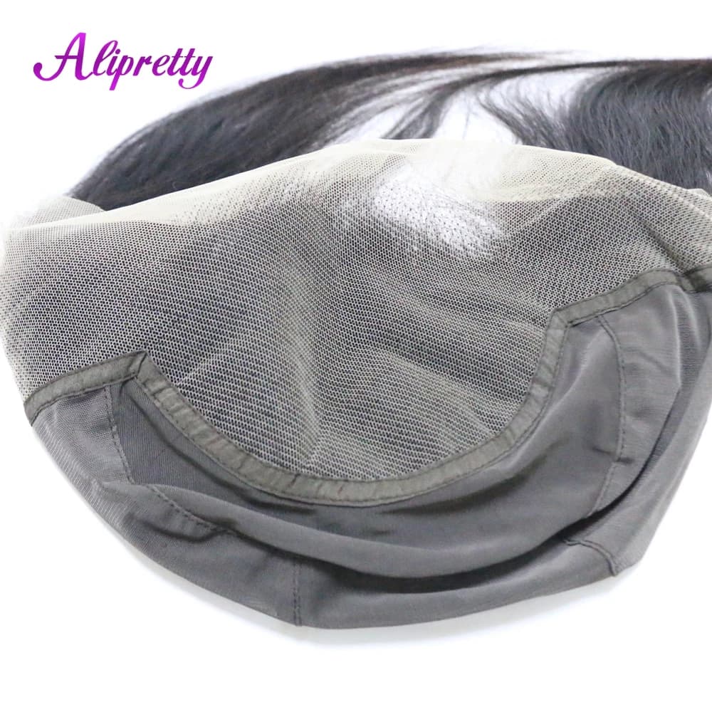 Alipretty 4x4 lace closure 13x4 Lace frontal Only human hair Closure 13x4 Lace Frontal With Cap Natural Pre Plucked Hairline