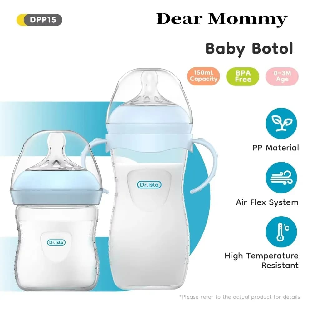 150/240/330ML Baby PP Bottle Newborn Baby Bottle with Handle Milk BottleFeeding  Baby Bottles Newborn Feeding Supplies BPA-Free