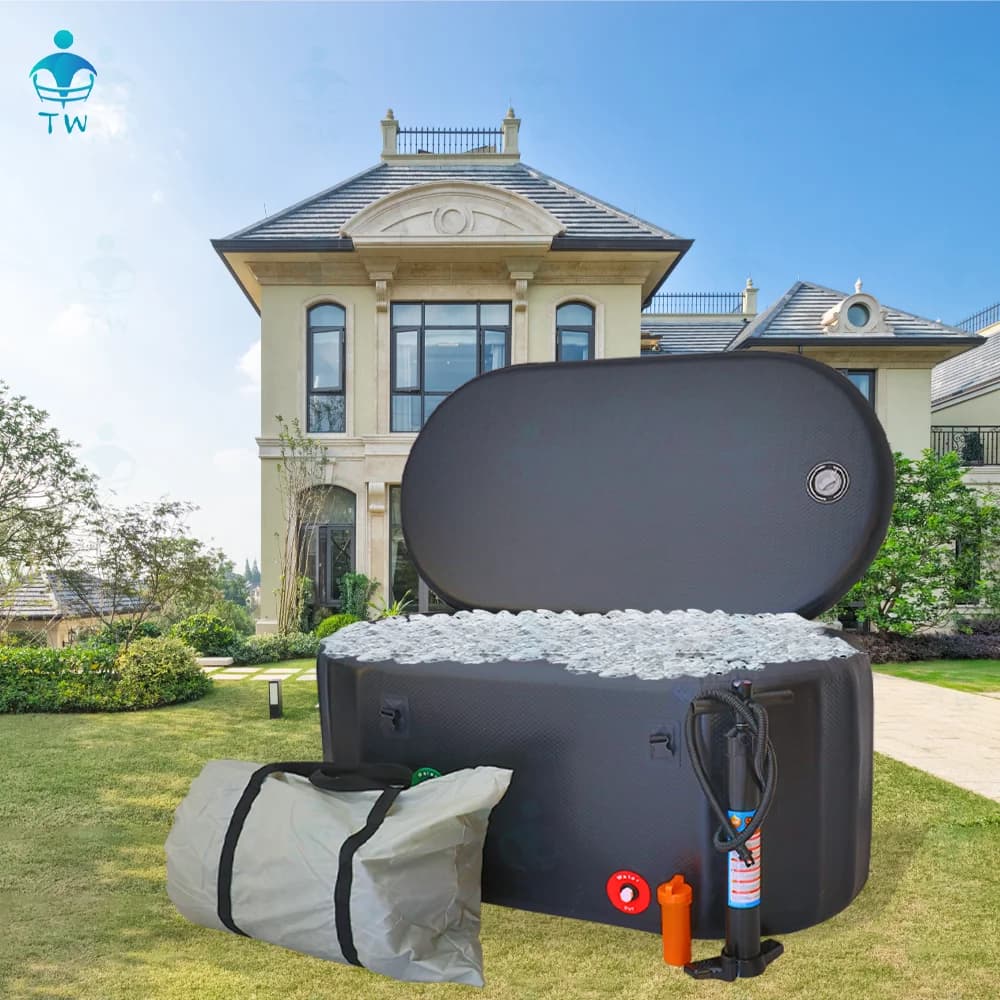 Direct delivery from the US Ice Bath Tub Large Cold Plunge Tub for Cold Water Therapy Recovery Portable Athletes