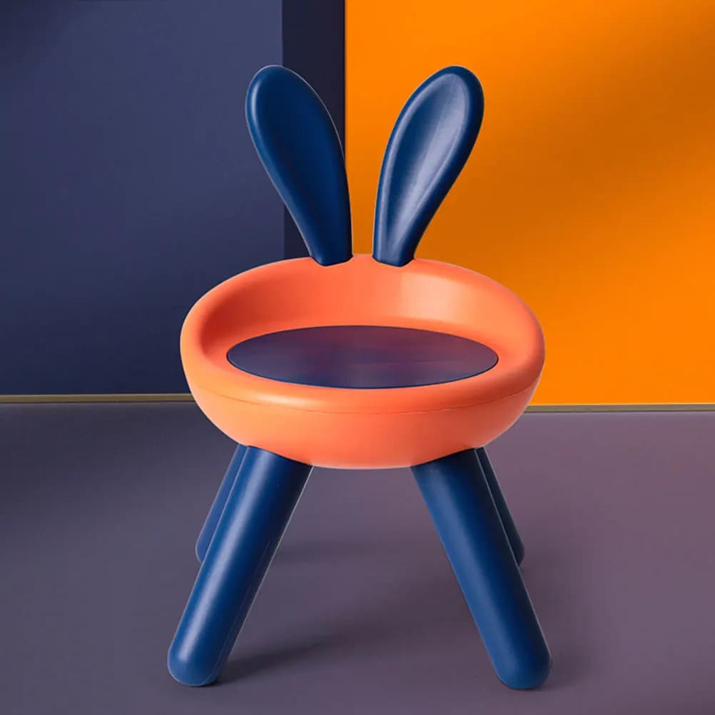 1Pcs Cartoon Lovely Stool Building Blocks Chair Macron color scheme Puzzle Pieces Plastic Light NEW Stool for Home Children