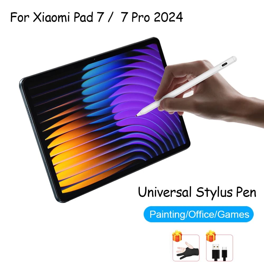 Stylus Pen For Xiaomi Pad 7 2024 Mi Pad 7 6 5 Pro 11" 6S Pro Redmi Pad SE POCO Pad Tablet Pen Screen Touch Drawing Pen Pencil