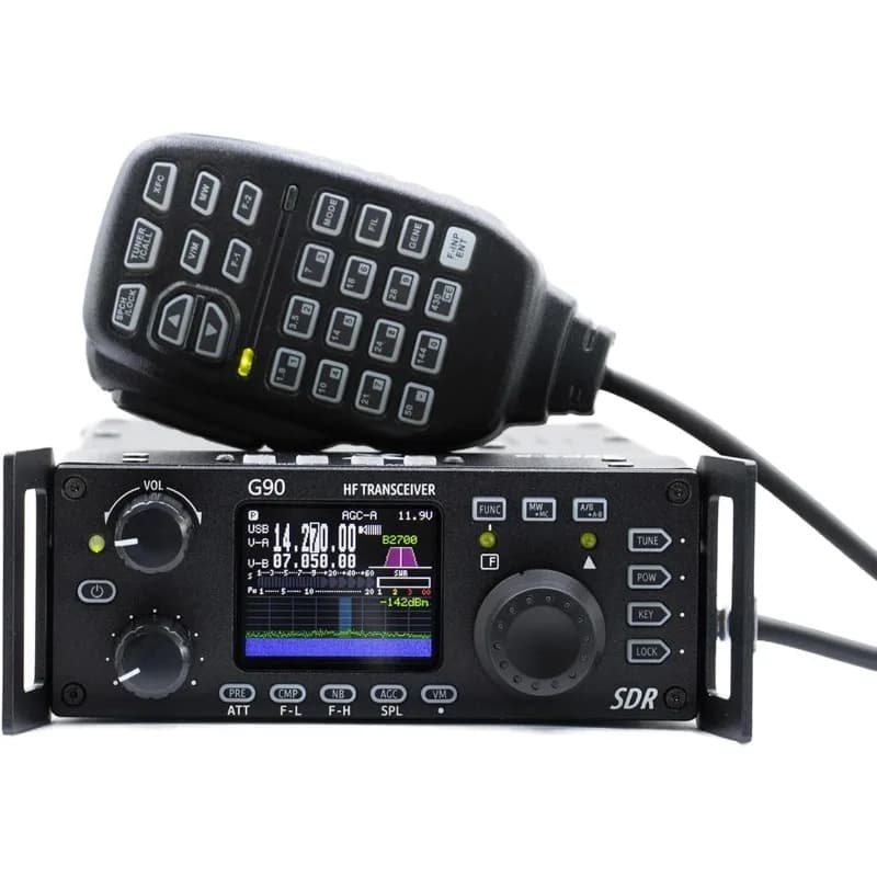 G90 HF Radio SDR 20W SSB/CW/AM Built-in Auto Antenna Tuner New Version