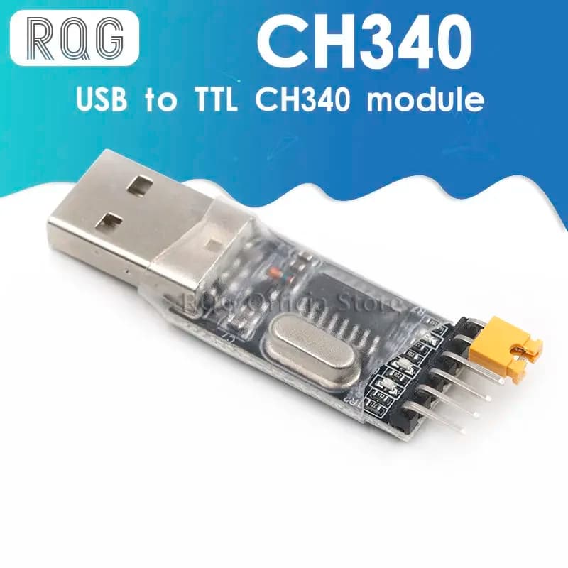 CH340 module USB to TTL CH340G upgrade download a small wire brush plate STC microcontroller board USB to serial