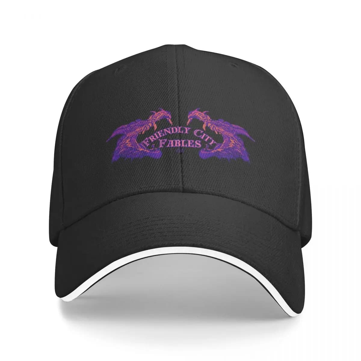 Friendly City Fables Dragon Baseball Cap Fishing cap Sports Cap Women Beach Fashion Men's