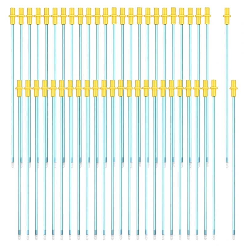50 Pieces Disposable Artificial Insemination Rods Disposable Breeding Rod Tube Flexible Breeding Catheter Tube for Dog