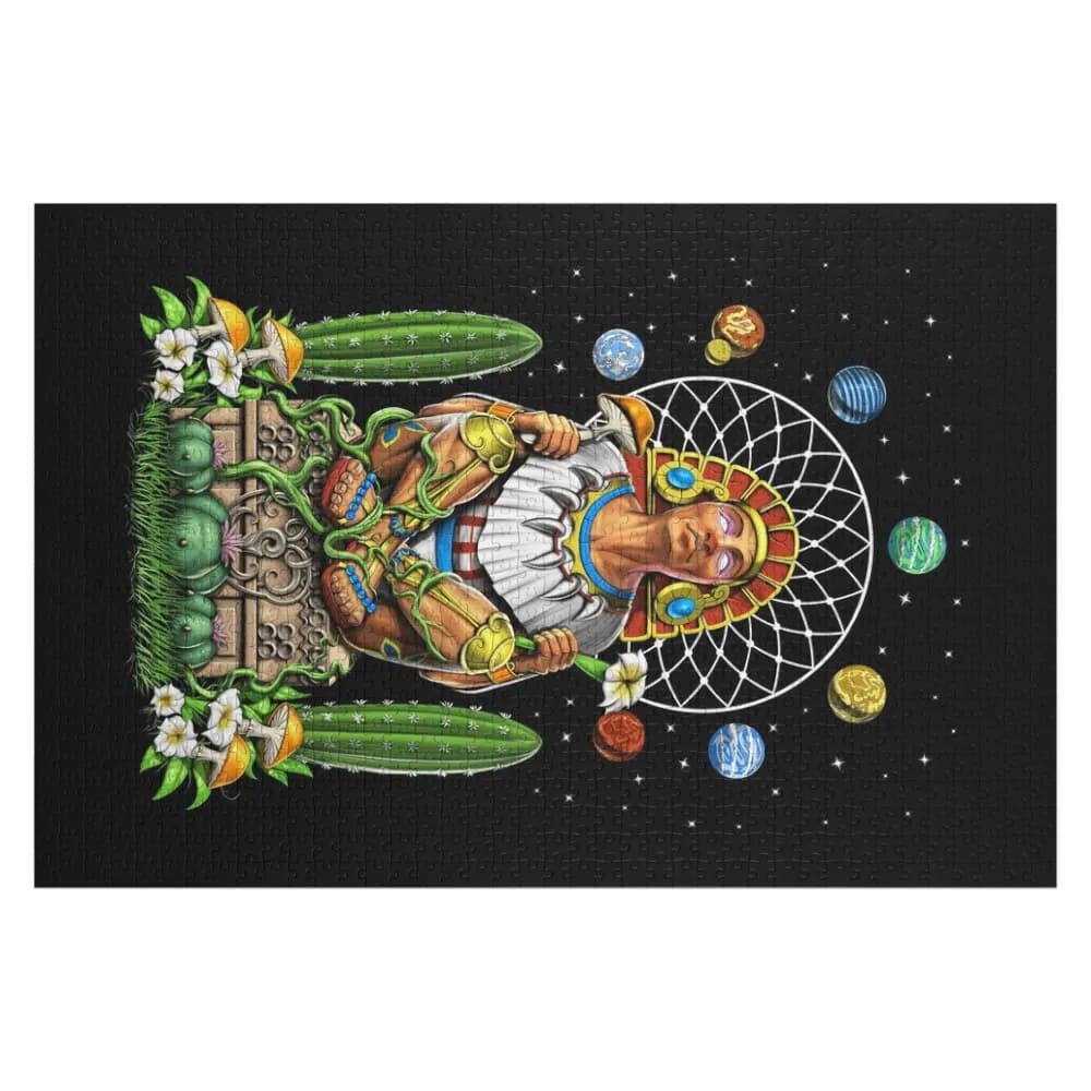 Aztec God Xochipilli Jigsaw Puzzle Anime Woodens For Adults Custom Gift Puzzle