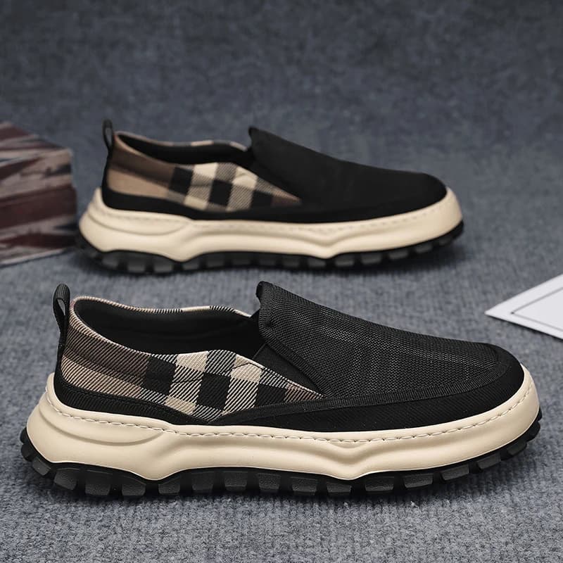 Casual Sneaker Round Toe Canvas Ventilate Shoes for Men Loafers Soft and Comfortable Sports and Leisure All-match Fashion New