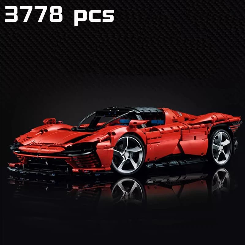3778PCS Technical Daytona SP3 Supercar Model Building Blocks Sport Car Toys for Kids Boyfriend Birthday Gifts Compatible
