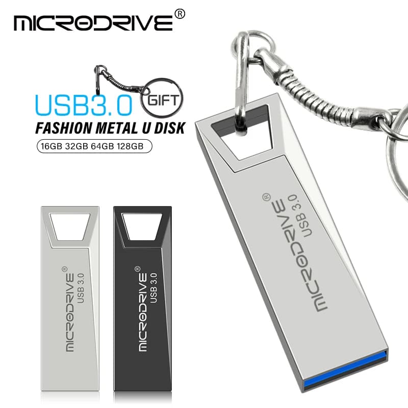 USB 3.0 Flash Drive 128GB 64GB 32GB 16GB Pen Drive High Speed U Stick Memory Disk 32gb флешка Real Capacity For PC