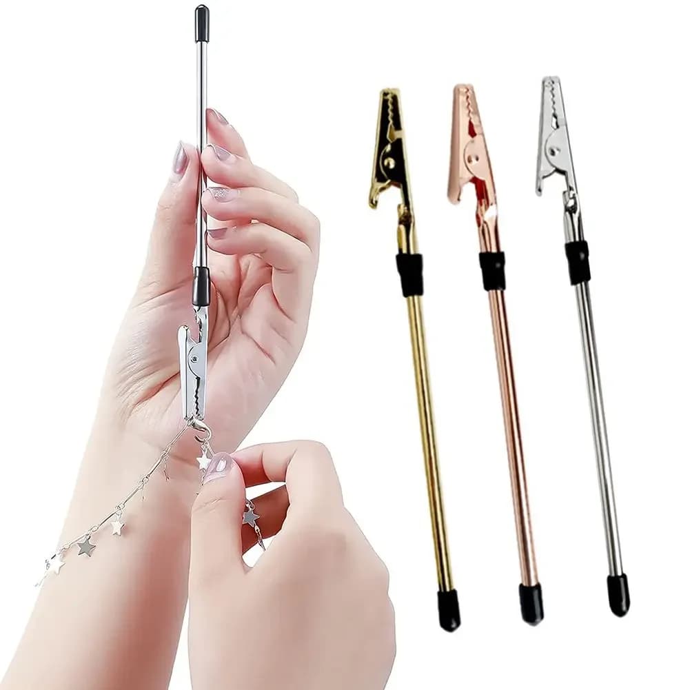 Bracelet Tool Jewelry Helper Plier Clip Equipment For DIY Necklace Watch Clasps And Closures Making Supplies Manufacturing Kit