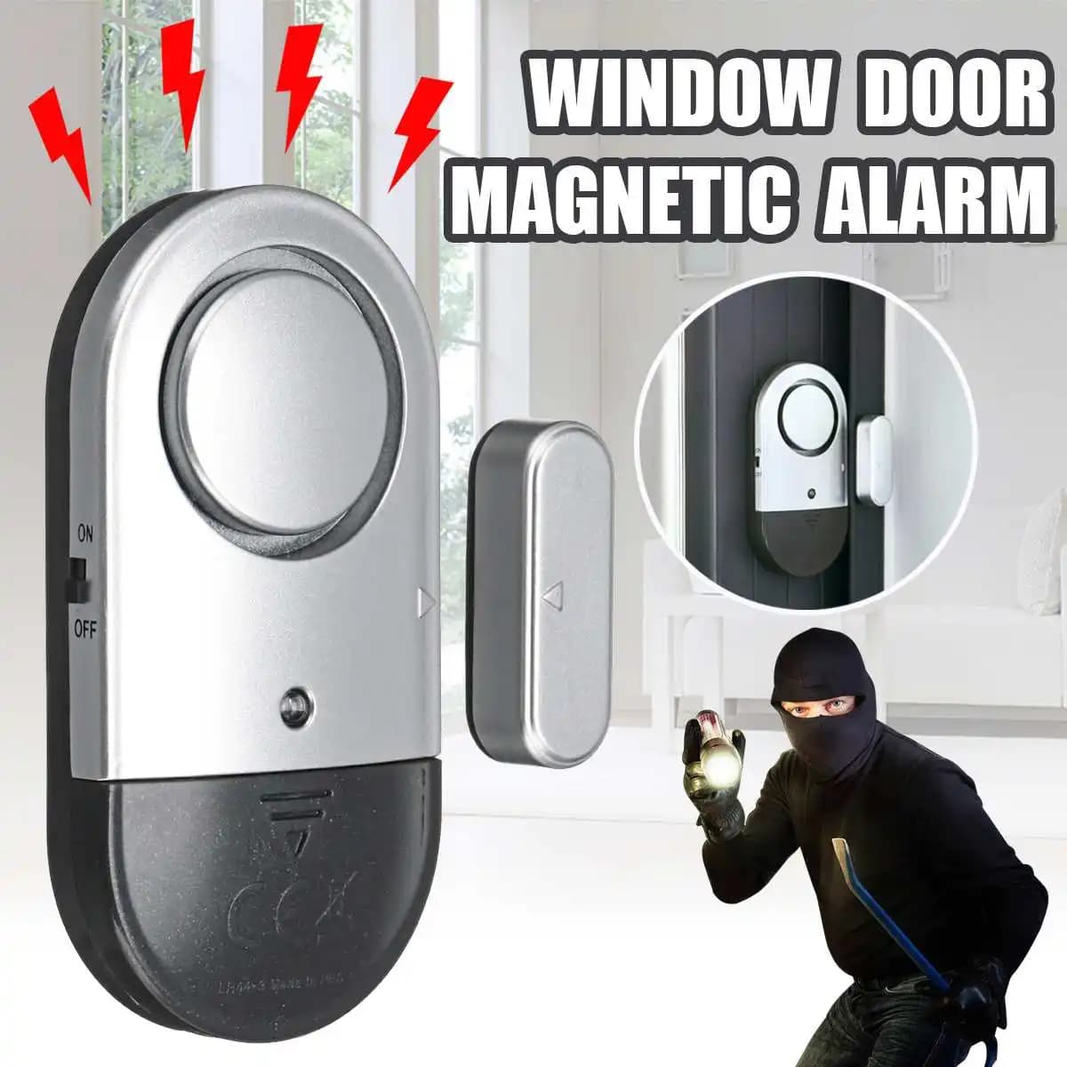 Wireless Door Window Sensor Home Alarm 120dB Anti-theft Magnetic Burglar Detector Kit Automation Residential Security Protection