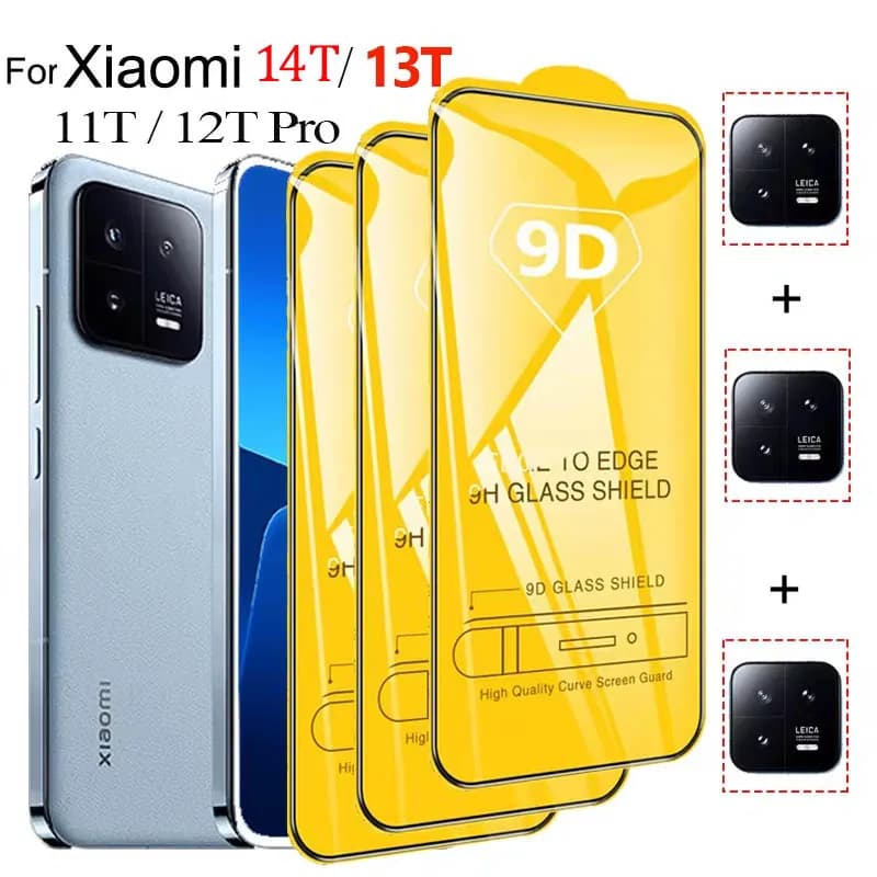 1~3Pcs Tempered Glass For Xiaomi 14T Protective Glass Xiaomi13 xiaomi 13t Camera Film xiaomi 12 t Screen Armor xiaomi 13t pro mica xiaomi13t xiaomi 12t 11t pelicula Screen Protector xiaomi 12t pro