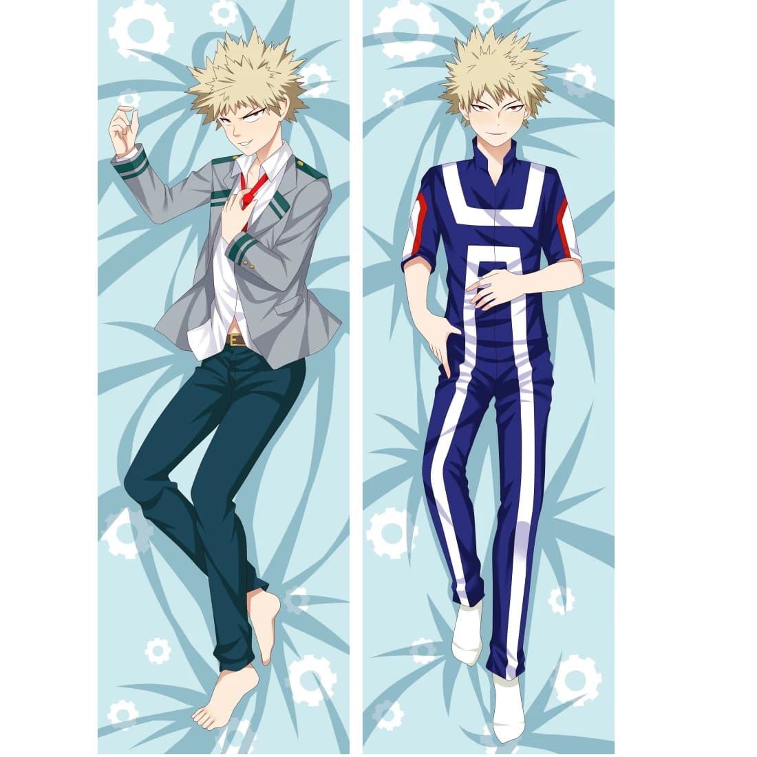 Hot Sale Japanese Anime My Hero Academia Bakugou Katsuki Dakimakura pillowcase Hugging Body Pillow Case Cover  pillow cases