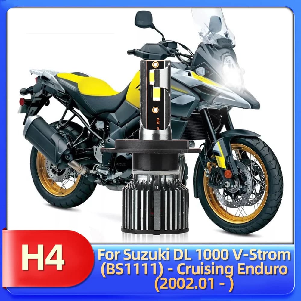 Motorcycle H4 For Suzuki DL 1000 V-Strom (BS1111) 2002 2003 2004 2005 2006 2007 2008 2009 2010 2011 2012 2013 2014 2015 to 2020