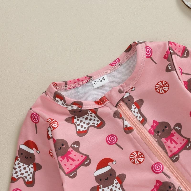 Cute Toddler Christmas Romper with Reindeer Print and Hooded Design for Winter Holiday Festivities