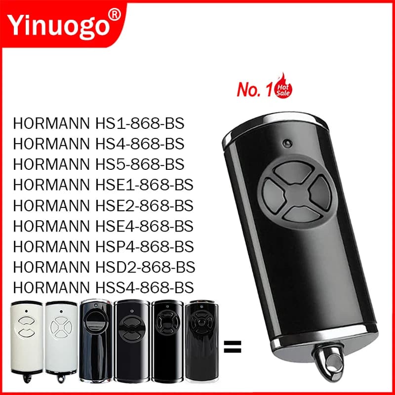 HORMANN HSE4 HSE2 HSE1 HS5 HS4 HSE1 HSD2 HSS4 HSP4 868 BS Garage Door Remote Control Duplicator Gate Opener Transmitter 868MHz