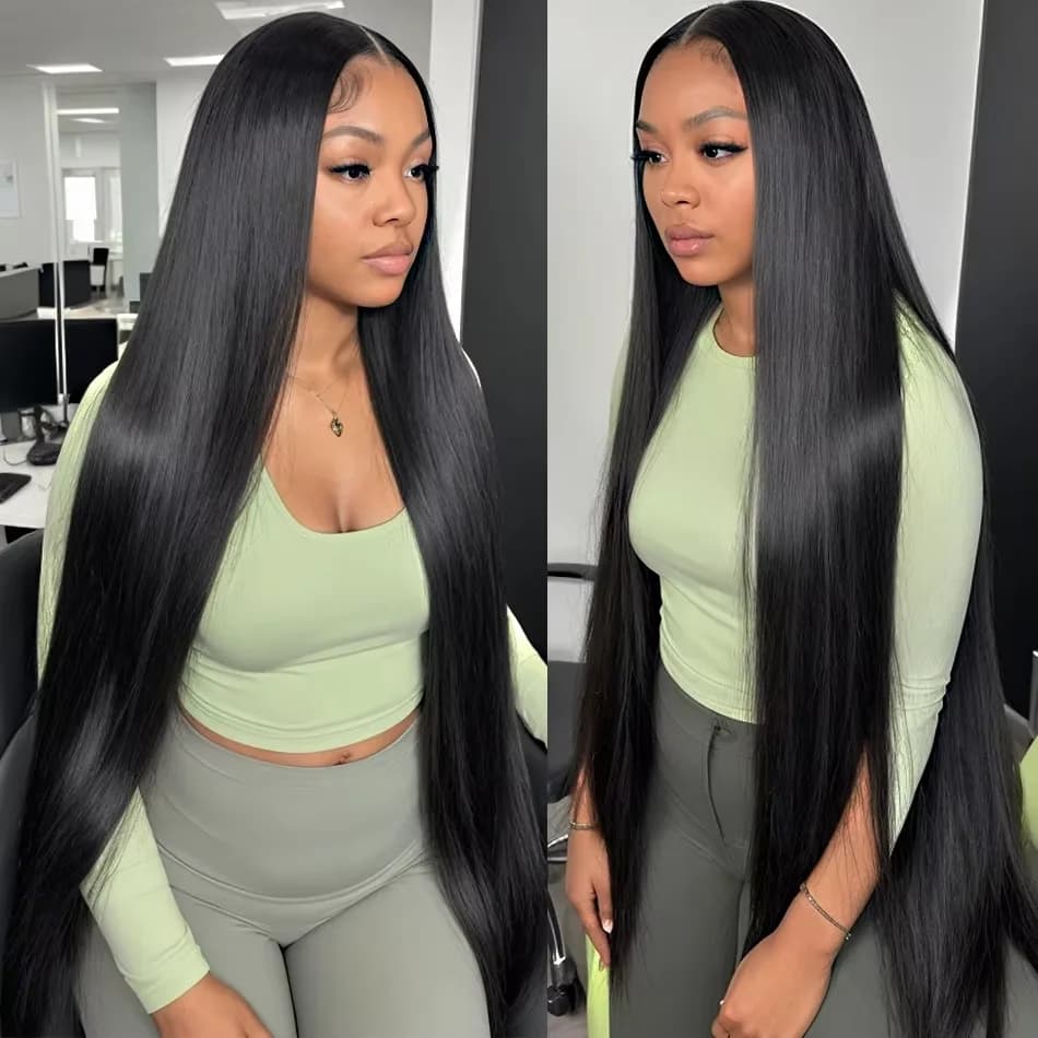 46 Inch 200 Density Silky Straight 13x6 Hd Lace Frontal Wigs For Women 13x4 Brazilian Remy Hair Wigs Human Hair Wigs Natural