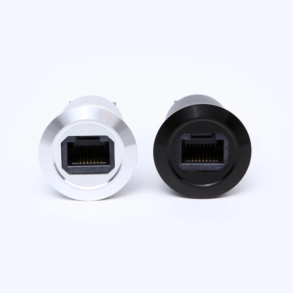 22mm USB connector socket  Metal RJ45 Panel Mount Connector (FEMALE A to  FEMALE  A)