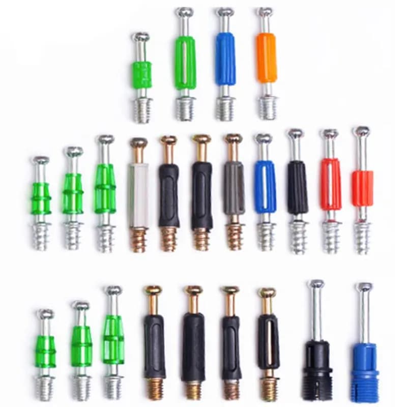 5pcs Three In One Screw Furniture Connector Cabinet Desk Link Fixer Fasteners Hardware Furniture Screws Home