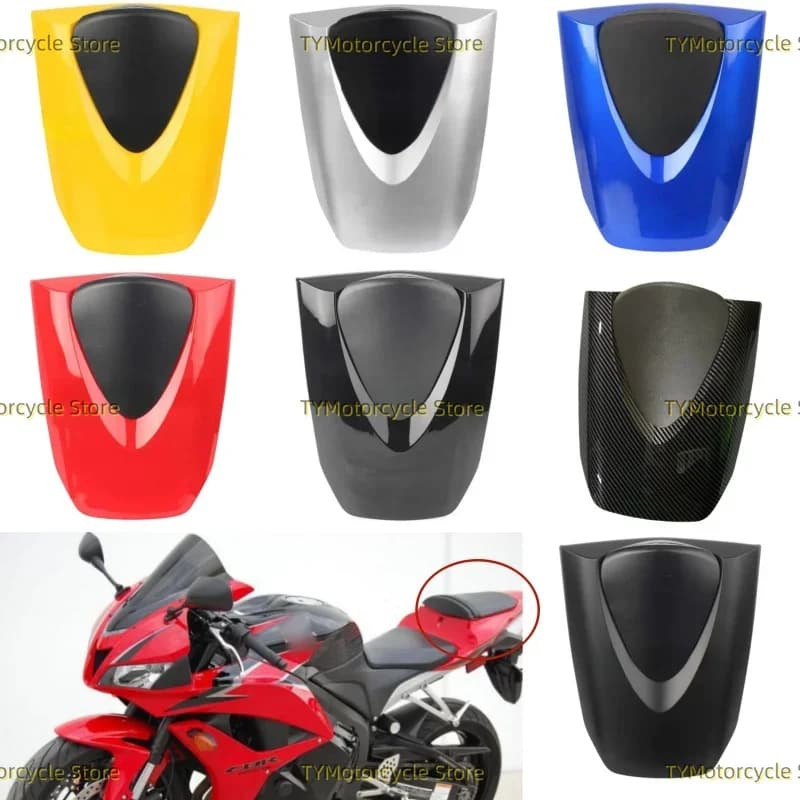Many colors Pillion Rear Seat Cover Cowl Solo Cowl Fairing Fit For Honda CBR600RR F5 CBR 600 RR 2007 2008 2009 2010 2011 2012