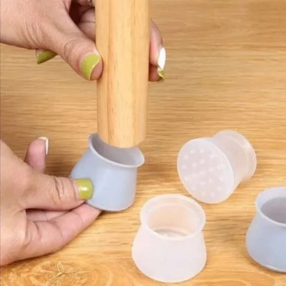 Silicone Chair Leg Cover Anti-Slip Noise Reduce Silent Bottom Thickened Furniture Part for Protectors Socks Table Feet Pad Floor