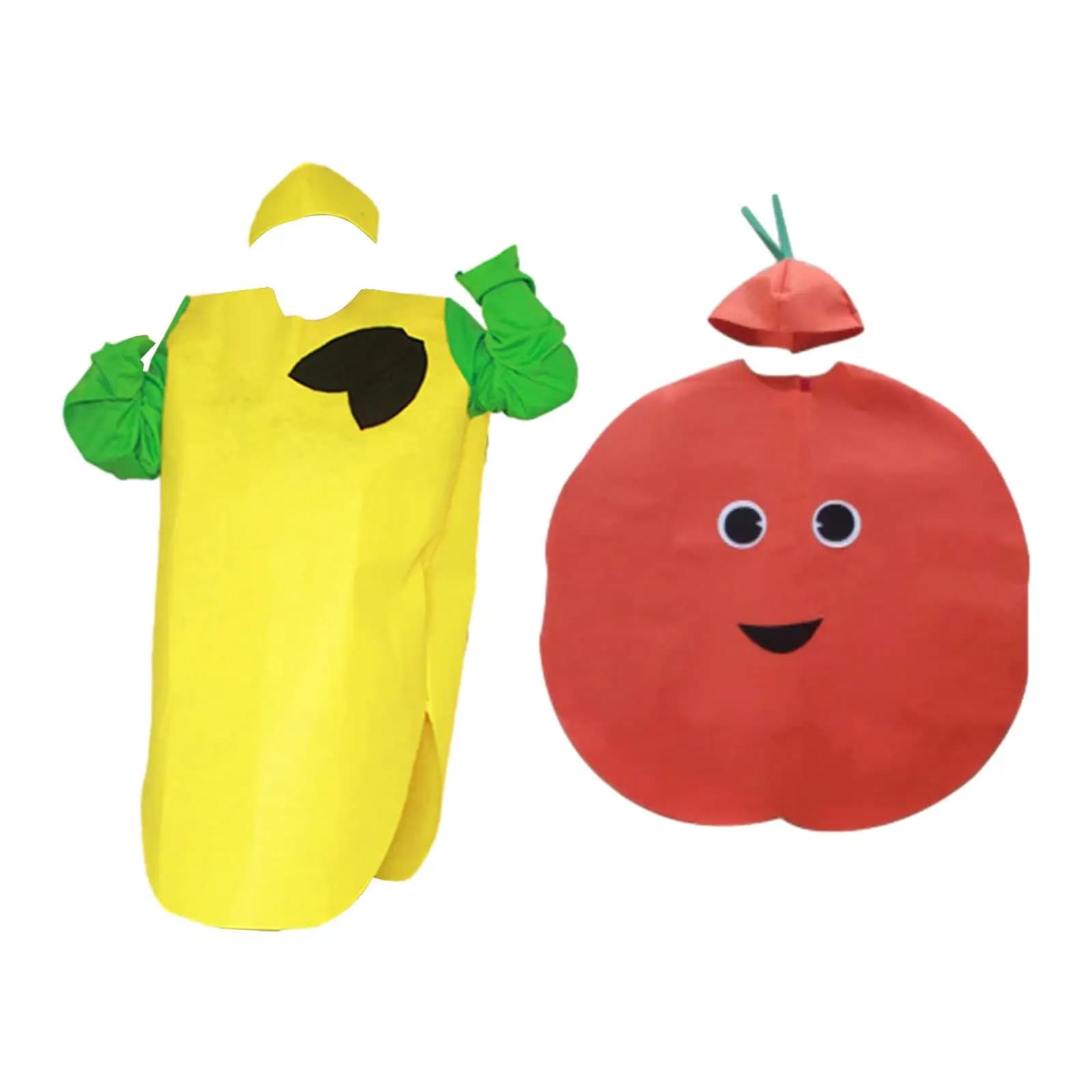 Adults Fruit Costume Lovely Food Costume for Women and Men Lightweight with Hat Costume for Dress up Festival Themed Party