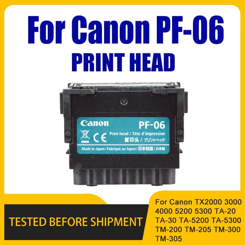 PF-06 PF06 Printhead For Canon TM-200 TM-205 TM-300 TM-305 TM-5200 TM-5205 TM-5300 TM-5305 TX-2000 TX-3000 TX-4000 TX-5200