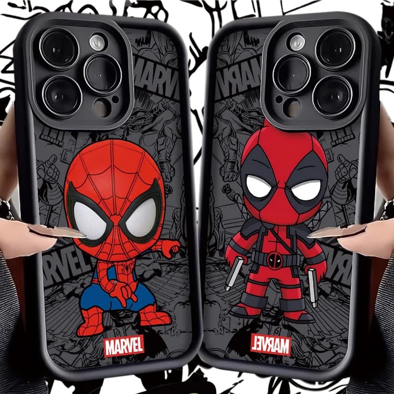 Marvel Spider Man Soft Silicone Phone Case for Xiaomi Redmi Note 13 12 11 Pro Plus 12S 11S 10S 10 9 9S 8 12C 13C Back Cover