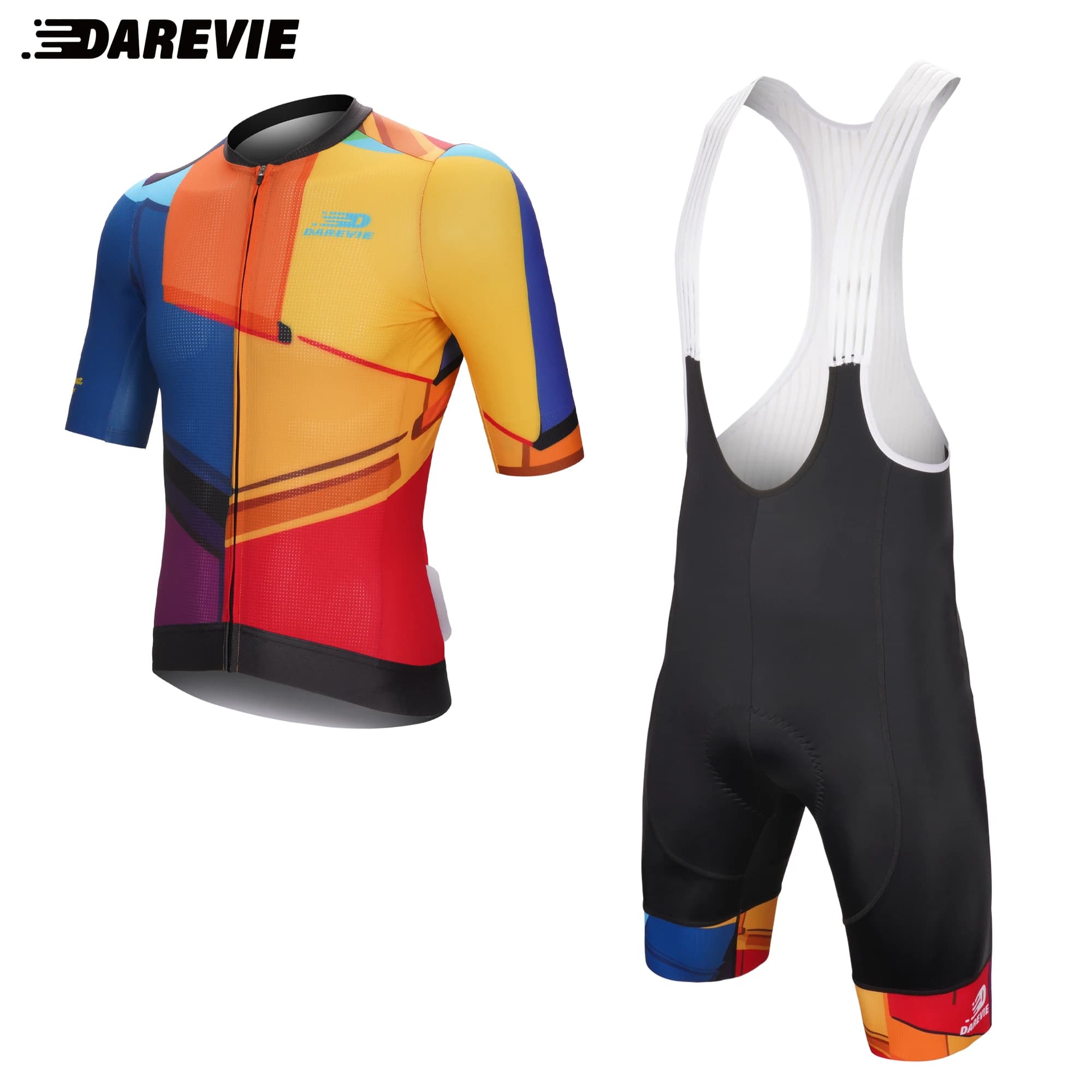 DAREVIE Cycling Set PRO Level Cycling Suit Breathable Quick Dry Men's Cycling Clothing Reflective Men's Cycling Outfit Men