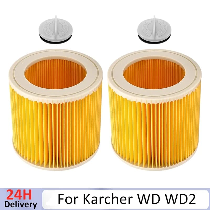 HEPA Filter For Karcher WD WD2 WD3 WD1 MV3 MV2 Vacuum Cleaners Parts  WD2250 WD3.200 WD3.300 A2004 A2054 A2204 A2656 Accessories