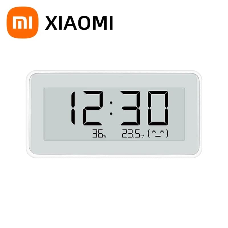 XIAOMI Mijia Digital Clock BT4.0 Wireless Indoor Outdoor Hygrometer Thermometer E-link Screen Temperature Humidity Measuring Too