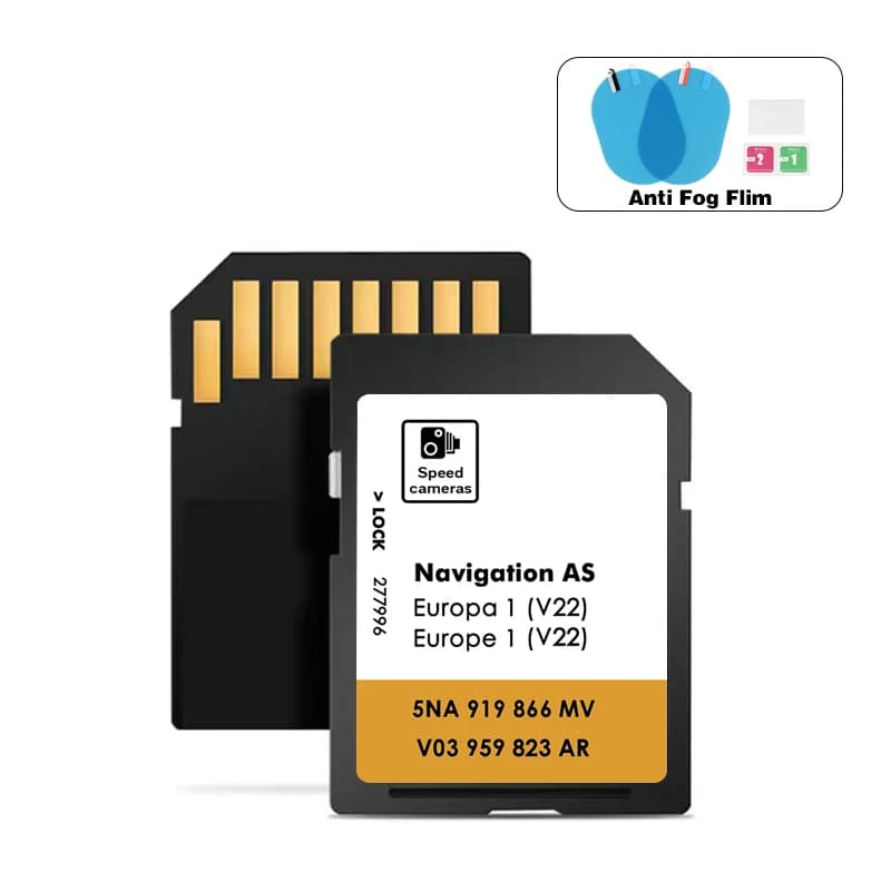 UK Europa SD Card 32GB Navigation GPS Map Version 2025 Newest 5NA 919 866 MV for VW Tiguan AS V22