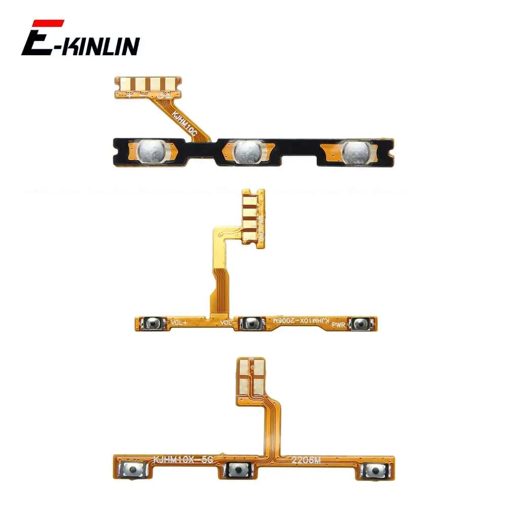 Volume Button Power Switch On Off Key Ribbon Flex Cable For XiaoMi Redmi A2 A1 Plus 10 2022 10A 10C 10X 11 Prime 12C Pro Power