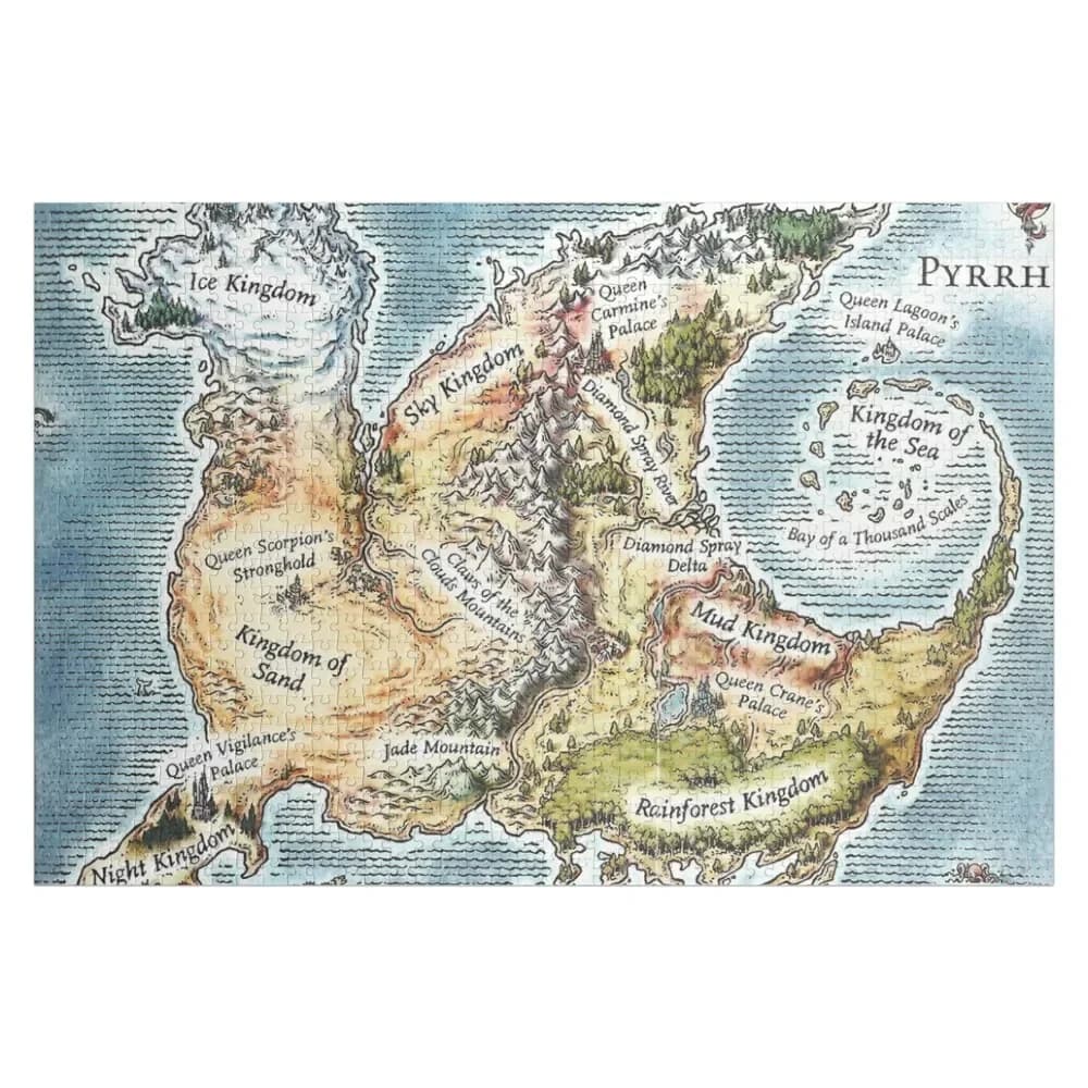 WOF Snow Map Jigsaw Puzzle Iq Personalised Photo Custom Puzzle