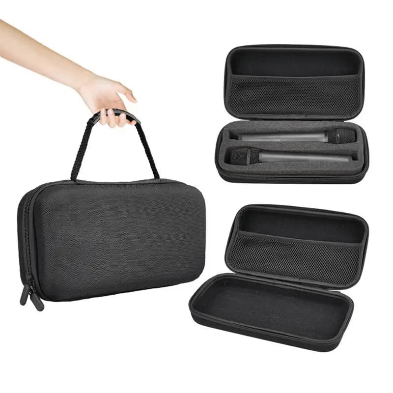 Microphone Storage Case Waterproof Wireless Microphone Bag Carrying Microphone Case Compact Wireless Microphone Storage Box