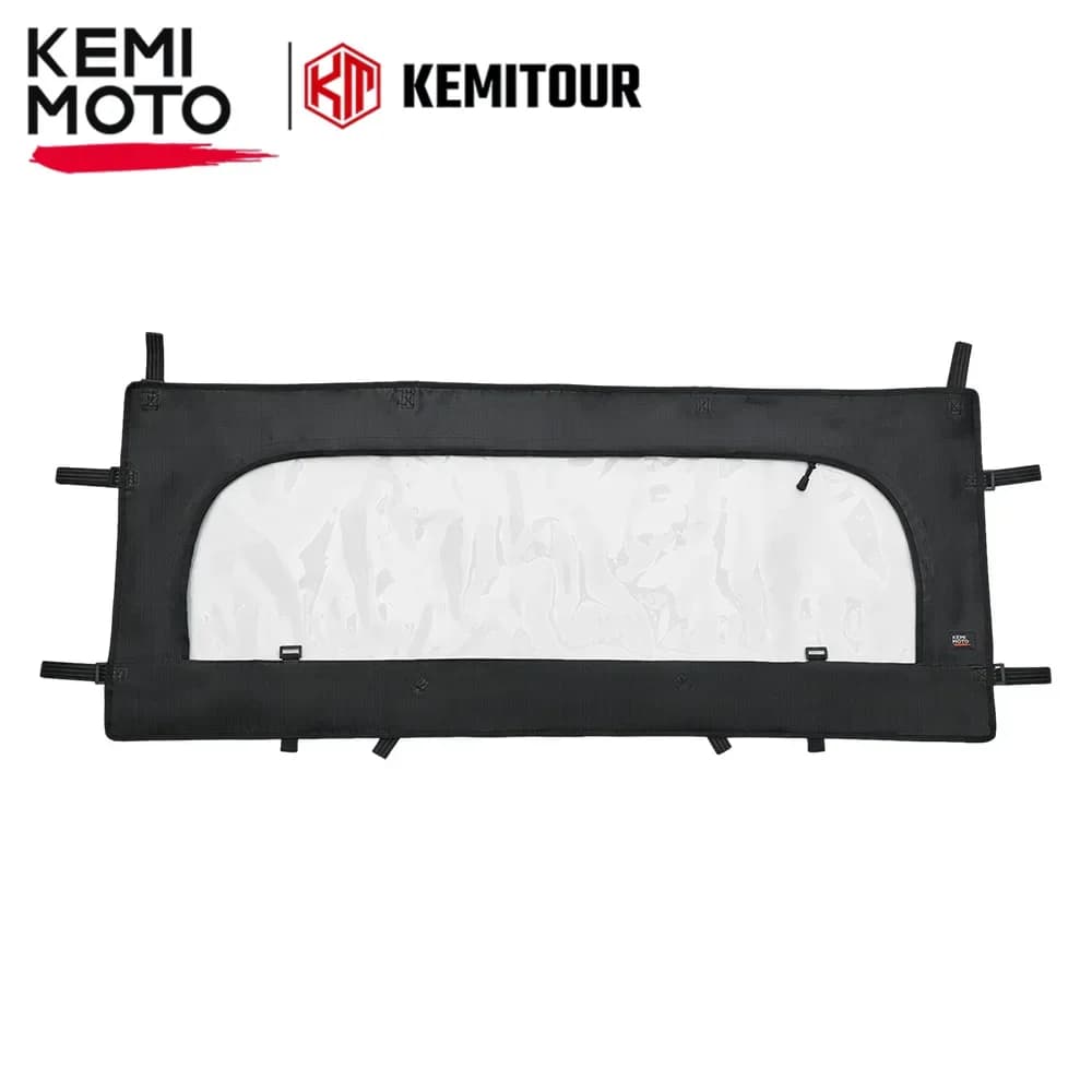 Rear Soft Windshield UTV Durable PVC Transparent Film For Tracker 800SX / 800SX Crew 2020-2024 Dustproof Full Windscreen