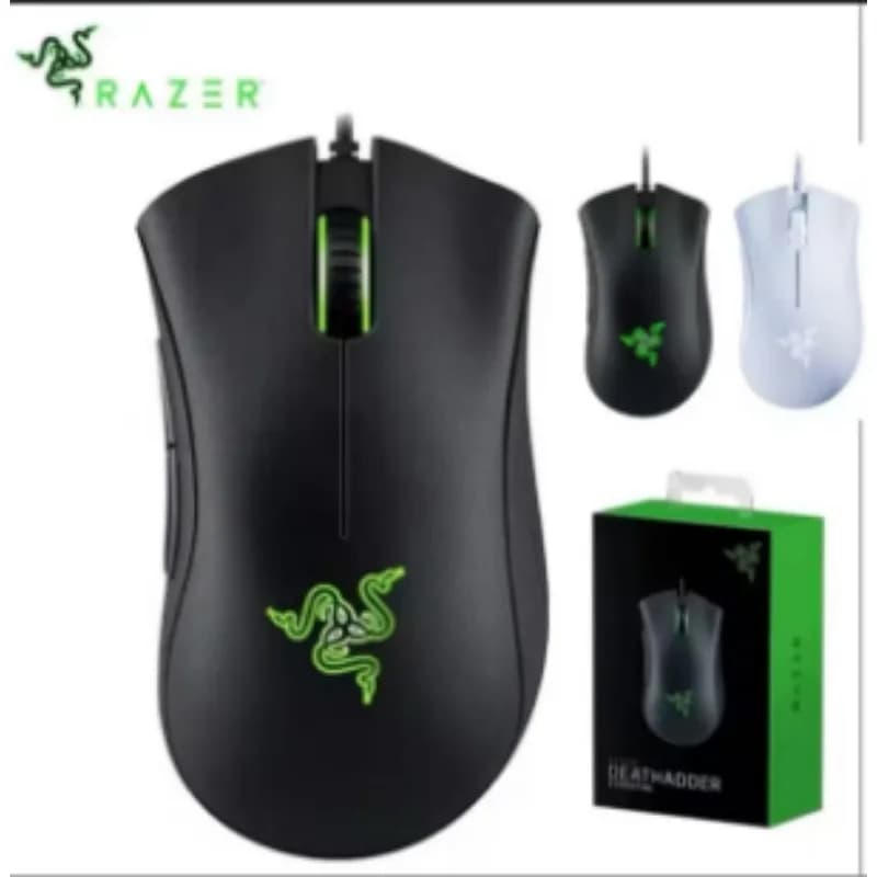 Razer DeathAdder Essential Wired Gaming Mouse / Wired Mice 6400DPI 5 Independently Buttons For Laptop PC Gamer