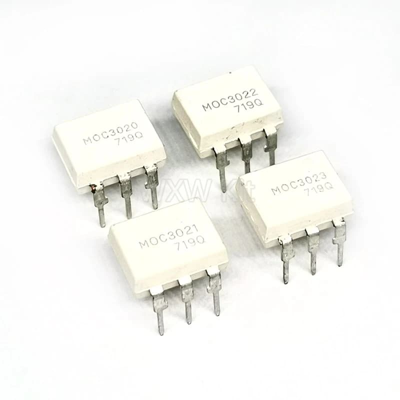 10PCS MOC3020 MOC3021 MOC3022 MOC3023 MOC3041 MOC3042 MOC3043 MOC3061 MOC3062 MOC3063 MOC3081 MOC3082 MOC3083 DIP6 Optocoupler