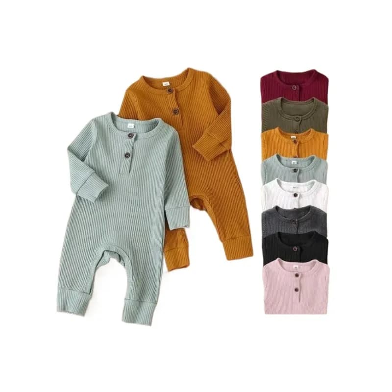 Infant Baby Boys Girls Romper Playsuit Overalls Cotton  Jumpsuit Spring Autumn Pure Cotton  Long-sleeved Romper Crawling Clothes