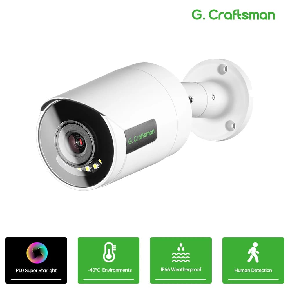 XMEYE A8 Full Color, POE ,8MP, F1.0 Lens 1/1.8, Super Sensor ,Security, CCTV, H.265 ,Audio ,Video, Surveillance