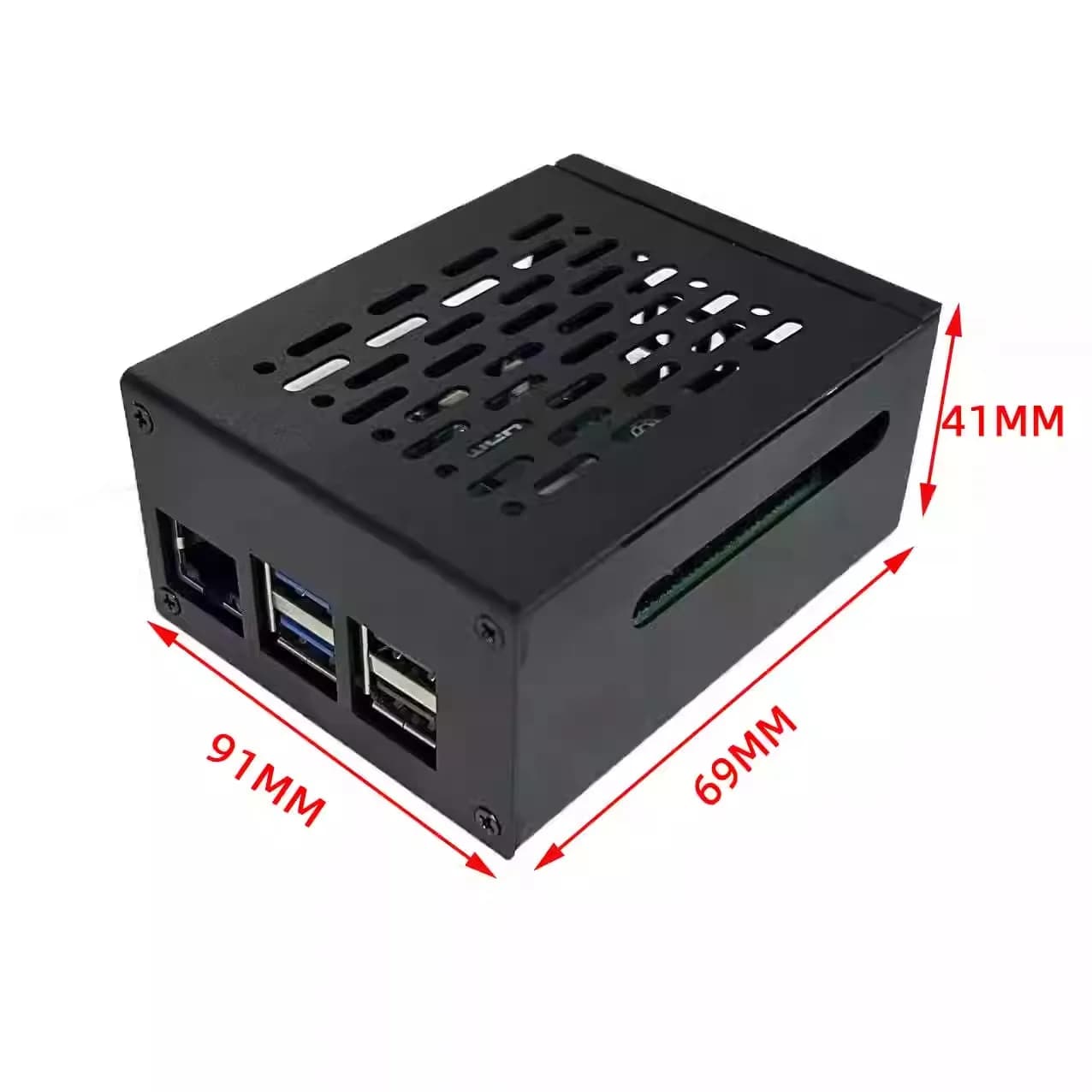 Raspberry Pi 5 Case Support PCIe M.2 NVMe SSD Shield Top X1001 / X1003 / X1000 / X1004 / X1015 & Active Cooler