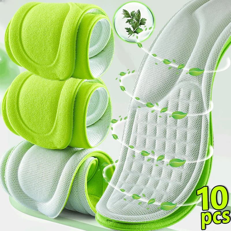 Memory Foam Orthopedic Insoles for Men Women Deodorizing Insole Shoes Sports Absorbs Sweat Soft Antibacterial Shoe Accessories