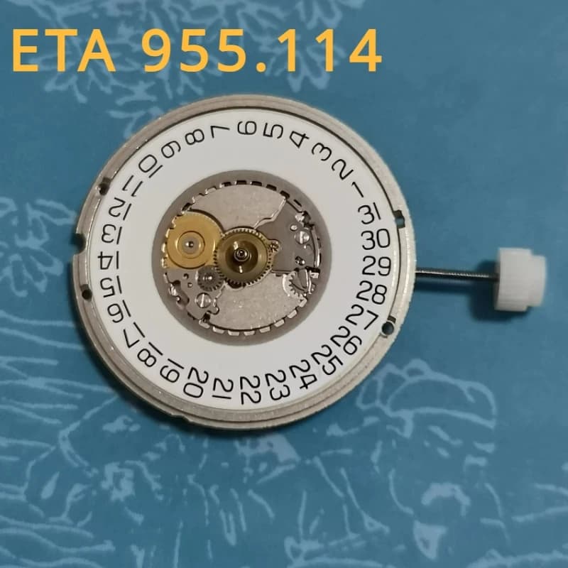 ETA955.114 three pin movement 955114 three point single calendar universal 955112 Watch accessories