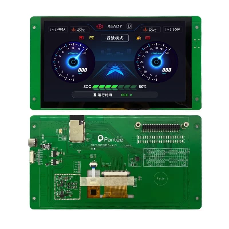 7 inch serial screen ESP32-S3 solution supports WIFI/ Bluetooth 800*480 resolution Capacitive touch screen