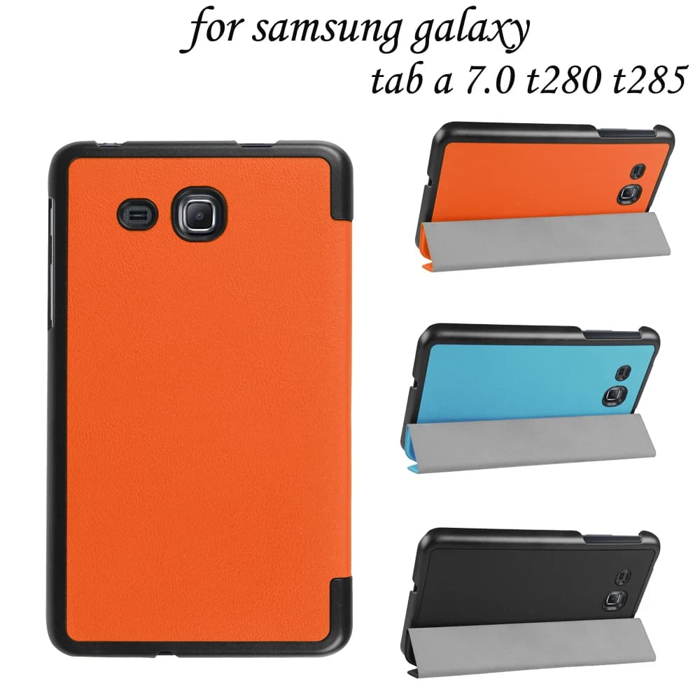 Funda Tablet Faux Leather Case For Samsung Galaxy Tab A6 7 2016 T280 T285 Android Cover Pouch For Samsung Galaxy A6 SM-T280 Tab