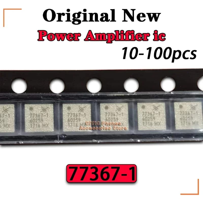10-100pcs New Original 77367-1 GSMPA_K PA IC For iPhone X Power Amplifier IC 77367 SKY77367-1 Signal Module Chip