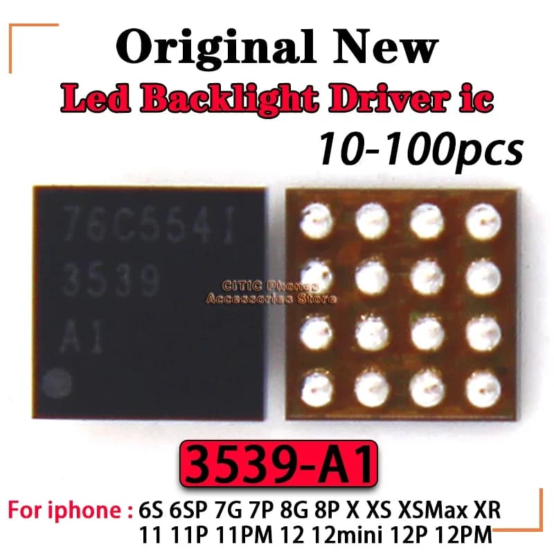 10-100Pcs New Original LM3539 Led Back Light IC LM3539A1 3539A0 for IPhone 6S 6SP 7G 7P 8G 8P X XS XR 11 Pro Max 12 Mini