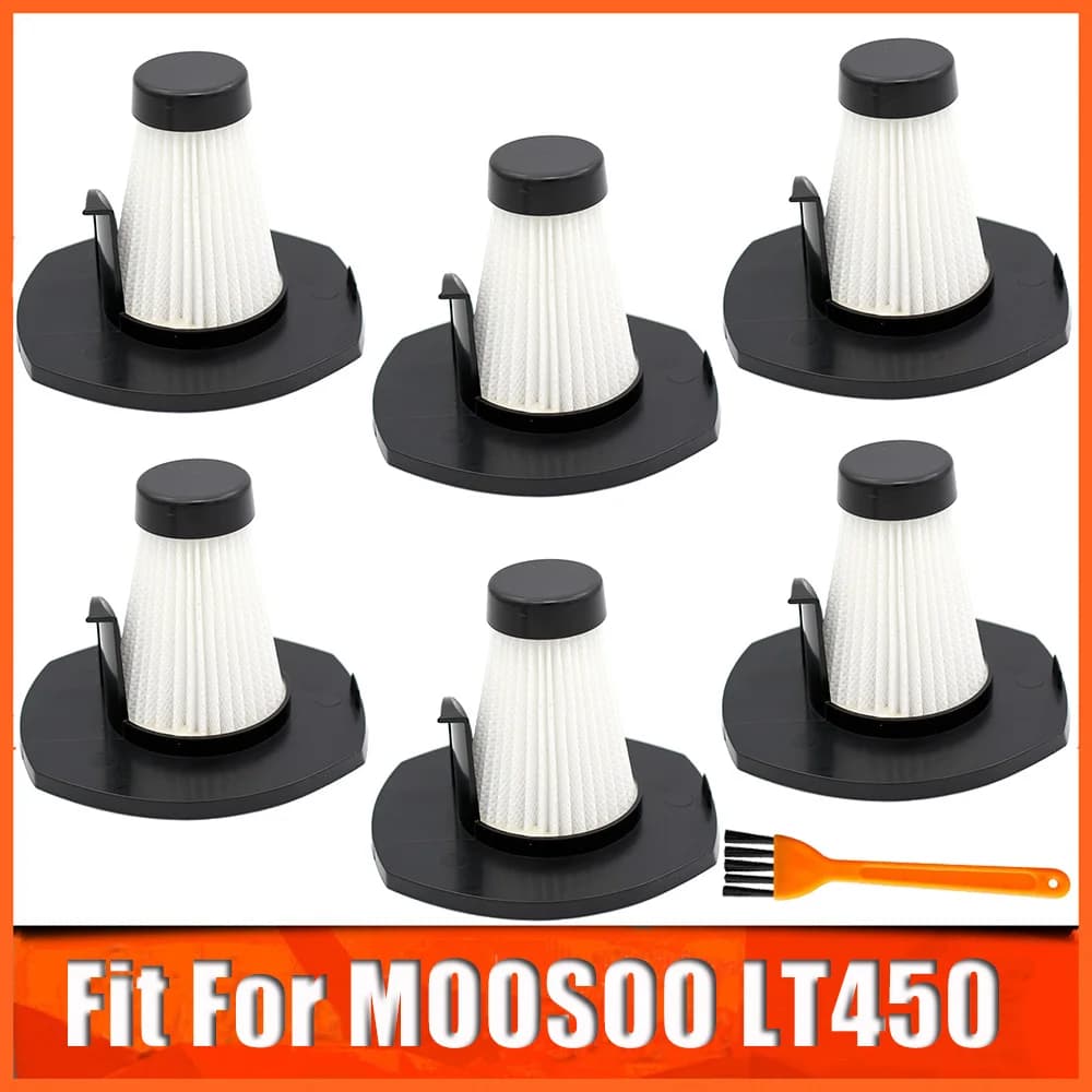 Washable Vacuums HEPA Filter Replacements for MooSoo LT450 Corded Vacuum Cleaner Filter Parts Accessories