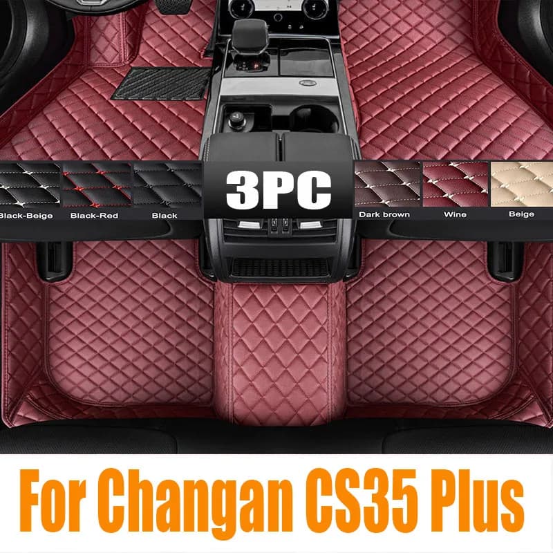 Car Trunk Storage Mats For Changan CS35 Plus 2018 2019 2020~2024 TPE Dirt-resistant Rear Trunk Pads Covers Rugs Auto Accessories