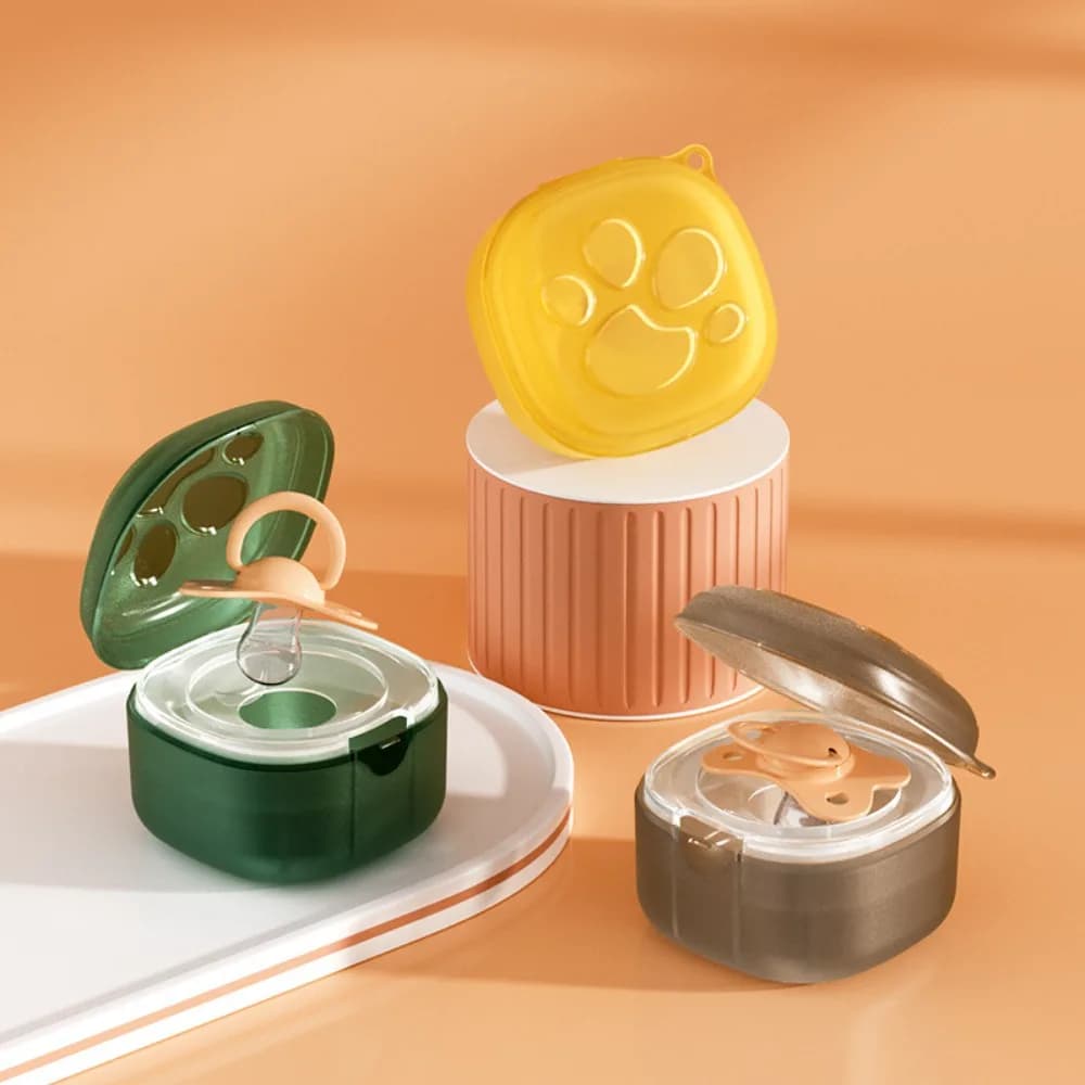 Creative Outdoor Travel Baby Pacifier Box Dust-proof Portable Nipple Storage Case Infant Supplies Teat Attachment